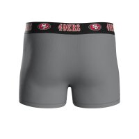 NFL Mens Boxer Shorts, 6-Pack – NFL Teams, Boxers, Football, Logo, Cotton blend San Francisco 49ers/Black M (Medium)