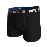 NFL Mens Boxer Shorts, 6-Pack – NFL Teams, Boxers, Football, Logo, Cotton blend Seattle Seahawks/Black L (Large)