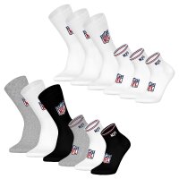 NFL Unisex Socken, 6er Pack - NFL Shield 3Pack Crew...
