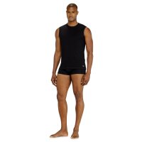 DIESEL Herren Tank Tops, 2er Pack - TIM-UTLT, Cotton Stretch, Unterhemd, Rundhals Schwarz M