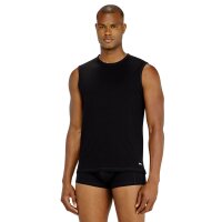 DIESEL Mens Tank Tops, 2-Pack - TIM-UTLT, Cotton Stretch, Undershirt, Crew Neck Black M (Medium)
