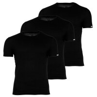 DIESEL Herren T-Shirt, 3er Pack - RANDAL-D-CORE, Unterhemd, Rundhals, kurzarm, Baumwolle Schwarz S