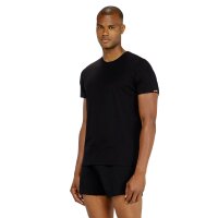 DIESEL Herren T-Shirt, 3er Pack - RANDAL-D-CORE, Unterhemd, Rundhals, kurzarm, Baumwolle Schwarz S