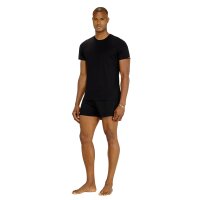 DIESEL Herren T-Shirt, 3er Pack - RANDAL-D-CORE, Unterhemd, Rundhals, kurzarm, Baumwolle Schwarz S