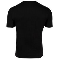 DIESEL Herren T-Shirt, 3er Pack - MICHAEL-D-CORE, Unterhemd, V-Neck, Kurzarm, Baumwolle Schwarz S
