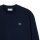 LACOSTE Herren Sweatshirt - Fleece Sweatshirt, Rundhals, Regular Fit Dunkelblau S