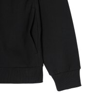 LACOSTE Men Sweat Jacket with Stand-up Collar - Zipped Fleece Sweatshirt, Regular Fit Black S (Small)