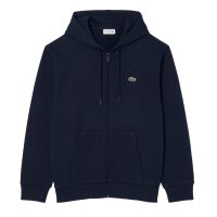 LACOSTE Men Hooded Sweat Jacket - Zipped Fleece Front...