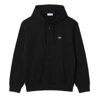 LACOSTE Men Hooded Sweat Jacket - Zipped Fleece Front...