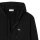 LACOSTE Herren Sweatjacke mit Kapuze - Zipped Fleece Front Hoodie, Regular Fit Schwarz S