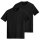 Levis Herren T-Shirts, 2er Pack - Slim 2Pk Crewneck, Rundhals, Slim Fit, Baumwolle Schwarz L