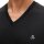 Marc OPolo mens T-shirt, V-neck – Short-sleeved, regular fit, cotton, plain Black M (Medium)