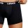 Levis Men Boxer Shorts, 3-pack - Repeat Logo Boxer Brief 3P, logo waistband, stretch cotton, plain Black M (Medium)