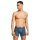 Levis Men Boxer Shorts, 3-pack - Repeat Logo Boxer Brief 3P, logo waistband, stretch cotton, plain Dark blue M (Medium)