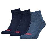 Levis Unisex Quarter Socks, 3-pack – Mid Cut...