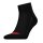 Levis Unisex Quarter Socks, 3-pack – Mid Cut Batwing Logo, Recycled Cotton 3P, plain Black 39-42