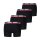 Levis Herren Boxer-Shorts, 4er Pack - Sportswear Logo Boxer Brief 4P, Cotton Stretch, ECOM Schwarz M