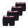 Levis Men Boxer Shorts, 4-pack - Sportswear Logo Boxer Brief 4P, Cotton Stretch, ECOM Black M (Medium)