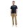 TOM TAILOR Herren T-Shirt - T-Shirt with Print, Rundhals, Regular Fit, Baumwolle Blau M