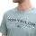TOM TAILOR Herren T-Shirt - T-Shirt with Print, Rundhals, Regular Fit, Baumwolle Mintgrün L