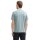 TOM TAILOR Mens T-shirt – Printed T-shirt, crew neck, regular fit, cotton Mint Green L (Large)