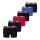 Levis Men Boxer Shorts, 6-pack - Repeat SPW Logo Boxer Brief 6P, Cotton Stretch, ECOM Black/Red/Blue M (Medium)