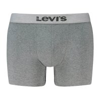 Levis Herren Boxershorts, 6er Pack -  WB Boxer Brief 6P, Logo Cotton Stretch, ECOM Schwarz/Grau/Dunkelblau M