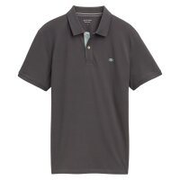 TOM TAILOR Herren Poloshirt, Knopfleiste - Basic Polo With Contrast, Regular Fit, Baumwolle Grau M
