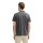 TOM TAILOR Mens Polo Shirt, Button Placket - Basic Polo With Contrast, Regular Fit, Cotton Grey M (Medium)