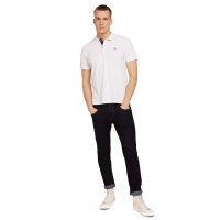 TOM TAILOR Herren Poloshirt, Knopfleiste - Basic Polo With Contrast, Regular Fit, Baumwolle Weiß M