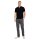 TOM TAILOR Mens Polo Shirt, Button Placket - Basic Polo With Contrast, Regular Fit, Cotton Black M (Medium)