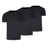 Levis Mens T-Shirts, 3-pack - Solid Crew 3P, Crew Neck, Cotton Stretch, ECOM Black M (Medium)