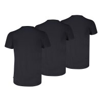 Levis Mens T-Shirts, 3-pack - Solid Crew 3P, Crew Neck, Cotton Stretch, ECOM Black M (Medium)