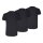 Levis Mens T-Shirts, 3-pack - Solid Crew 3P, Crew Neck, Cotton Stretch, ECOM Black M (Medium)