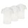 Levis Herren T-Shirts, 3er Pack - Solid V-Neck 3P, V-Ausschnitt, Cotton Stretch, ECOM Weiß M