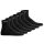 LACOSTE Unisex Sneakersocken, 6er Pack - Mid- Length, Sport Socks Schwarz 35-38