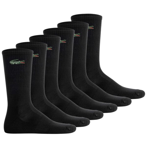 LACOSTE Unisex Socks, 6-pack – Long Sport Socks, Tennis Socks, Logo, Plain Colour Black 35-38