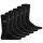 LACOSTE Unisex Socken, 6er Pack - Long Cotton Blend Jersey Socks, Business-Socken, Logo, einfarbig Schwarz 39-42