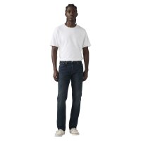 Levis Mens Jeans - 511 Slim, Cotton Denim, Inseam 32, Slim Fit Dark Blue 30W/32L