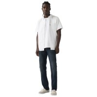 Levis Mens Jeans - 511 Slim, Cotton Denim, Inseam 32, Slim Fit Dark Blue 30W/32L
