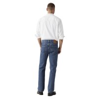 Levis Herren Jeans - 501 Original, Baumwoll-Denim, Länge 32, Straight Fit Blau 30W/32L