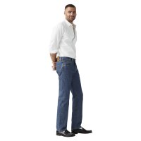 Levis mens jeans – ‘501 Original’, cotton denim, length 32, straight fit Blue 30W/32L