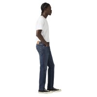 Levis Herren Jeans - 502 Taper, Denim-Flex, Länge 32, Comfort Stretch Dunkelblau 30W/32L