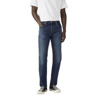 Levis Mens Jeans - 502 Taper, Denim-Flex, Length 32, Comfort Stretch Dark Blue 30W/32L