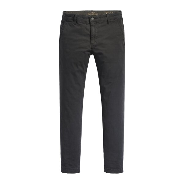 Levis Mens Chino Trousers - XX Chino Standard Taper, Cotton Blend, Comfort Stretch Black 30W/32L