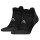 HEAD Unisex Sneaker-Wandersocken, 2er Pack - Hiking All Climates Sneaker 2P, Sportsocken, Logo Schwarz 39-42