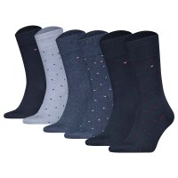 TOMMY HILFIGER Mens Socks, 6-pack - Sock Dot 6P, Polka...