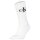 Calvin Klein Mes Socks, 4-pack - Sock Monogram 4P, Logo, Tennis Socks, ECOM White 39-42