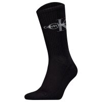 Calvin Klein Herren Socken, 4er Pack - Sock Monogram 4P, Logo, Tennissocken, ECOM Schwarz 39-42