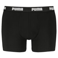 PUMA Men Boxer Shorts, 3-pack - Boxer 3P, Cotton Stretch, Logo, plain Black M (Medium)